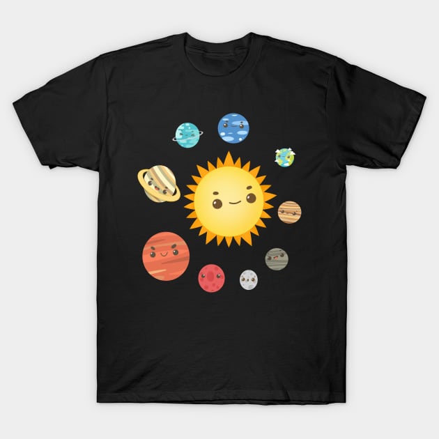 Solar System T-Shirt by FabulousDesigns